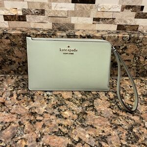 kate spade Mint Wristlet